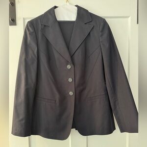 Beautiful Cotton/Spandex Navy Suit by Calvin Klein